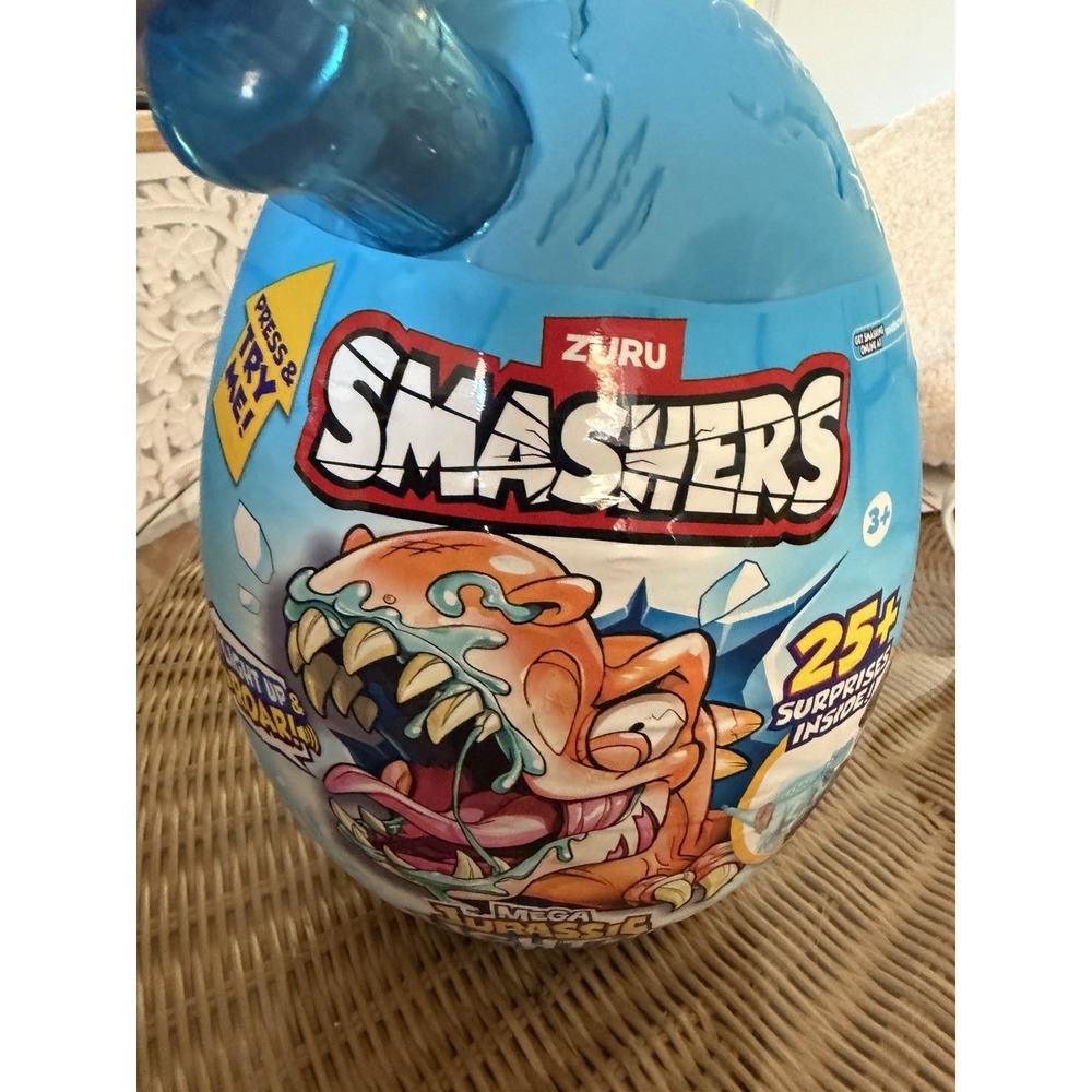 Smashers Mega Jurassic Light Up Ice Age (T-Rex) Smashable Egg Toy New Gift